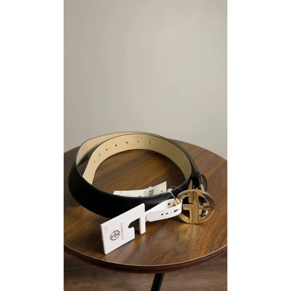 Giani  Bernini  Panel  Belt  Black  XL  New  $38.50